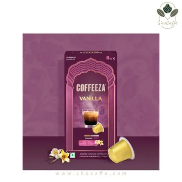 کپسول قهوه نسپرسو کافی زا مدل وانیل CoffeeZa Vanilla کپسول قهوه نسپرسو کافی زا مدل وانیل CoffeeZa Vanilla